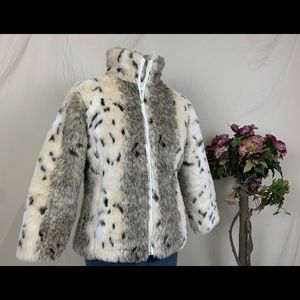 Faux fur coat